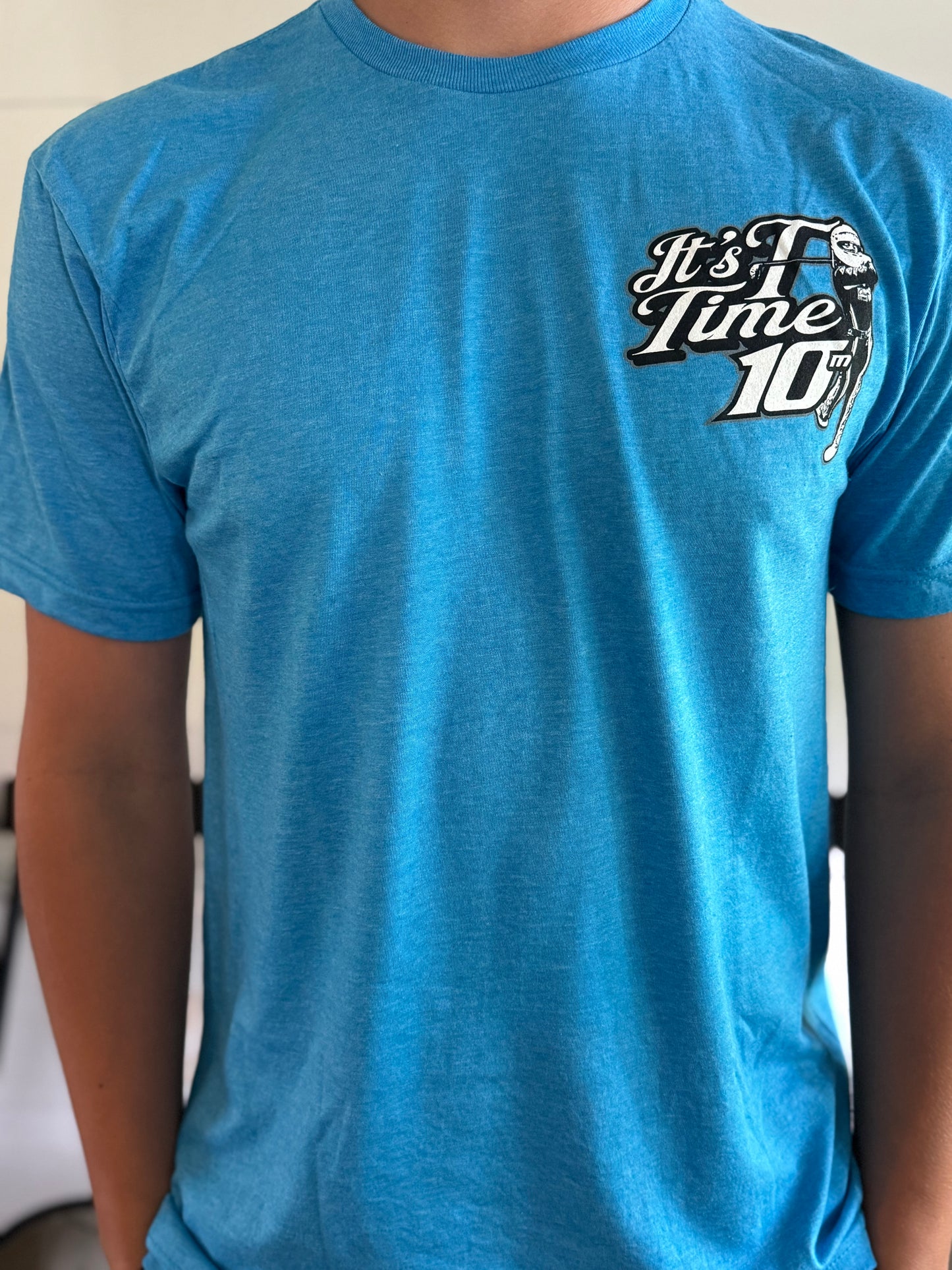 "T Time" (Heather Sapphire Blue)