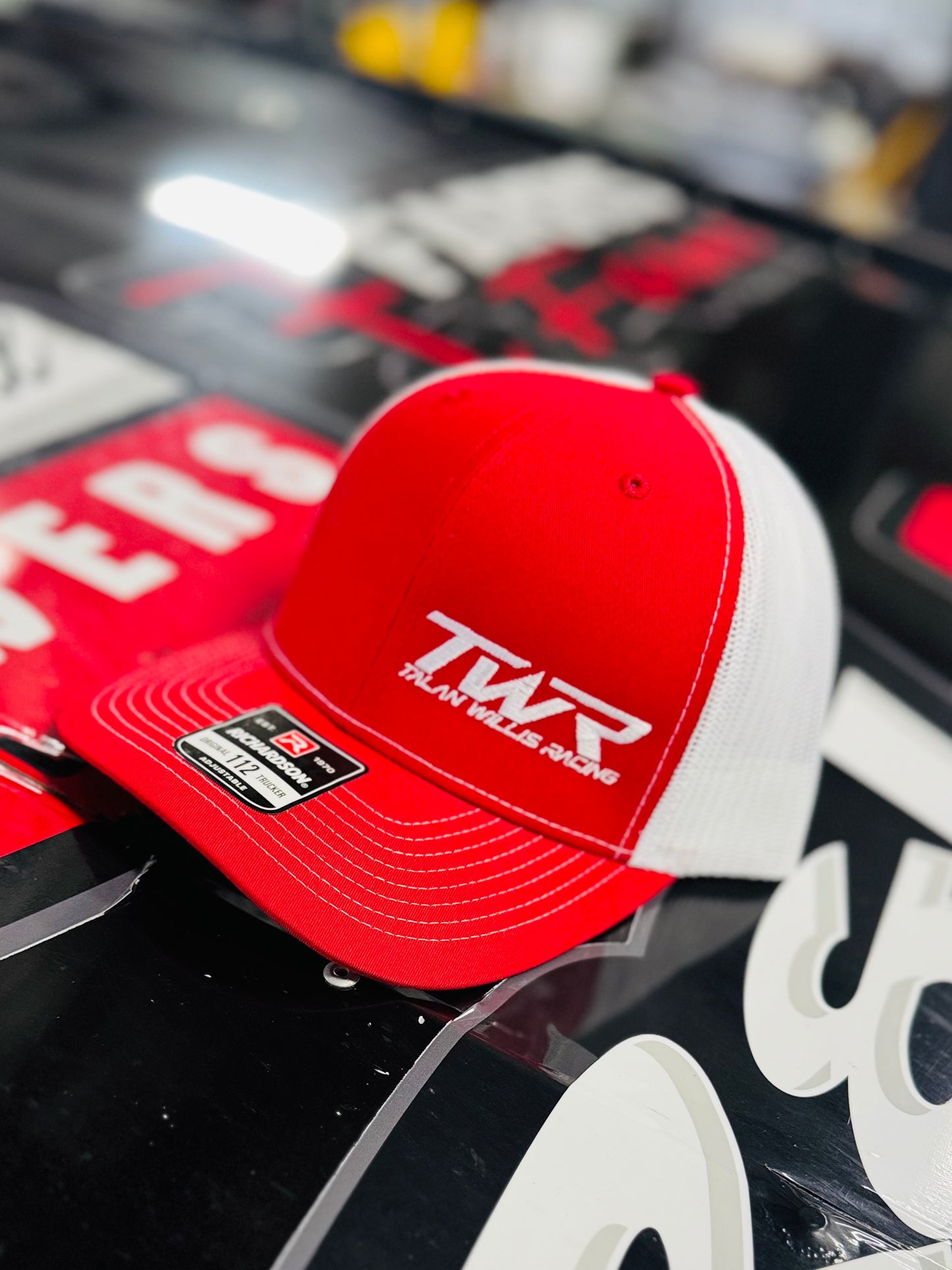TWR Logo Hat (RED & WHITE)