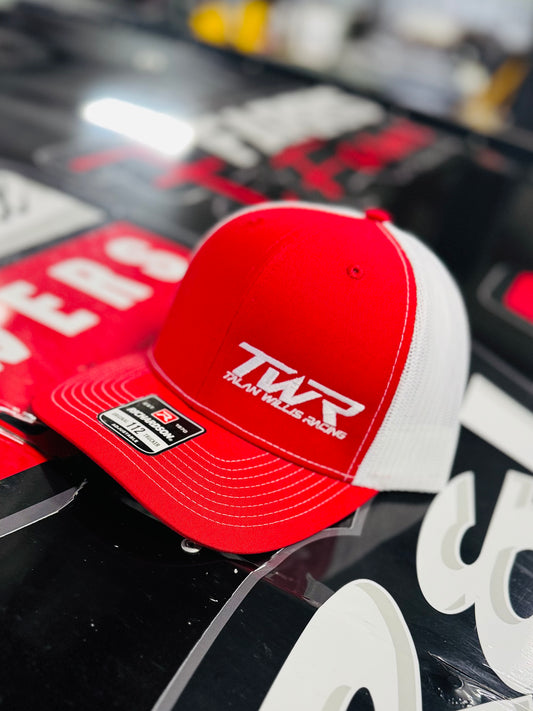 TWR Logo Hat (RED & WHITE)