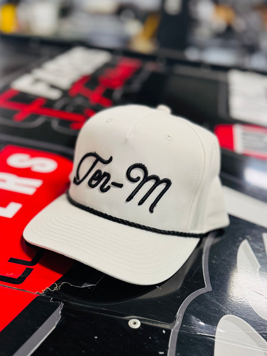 "TEN M" (White Hat)