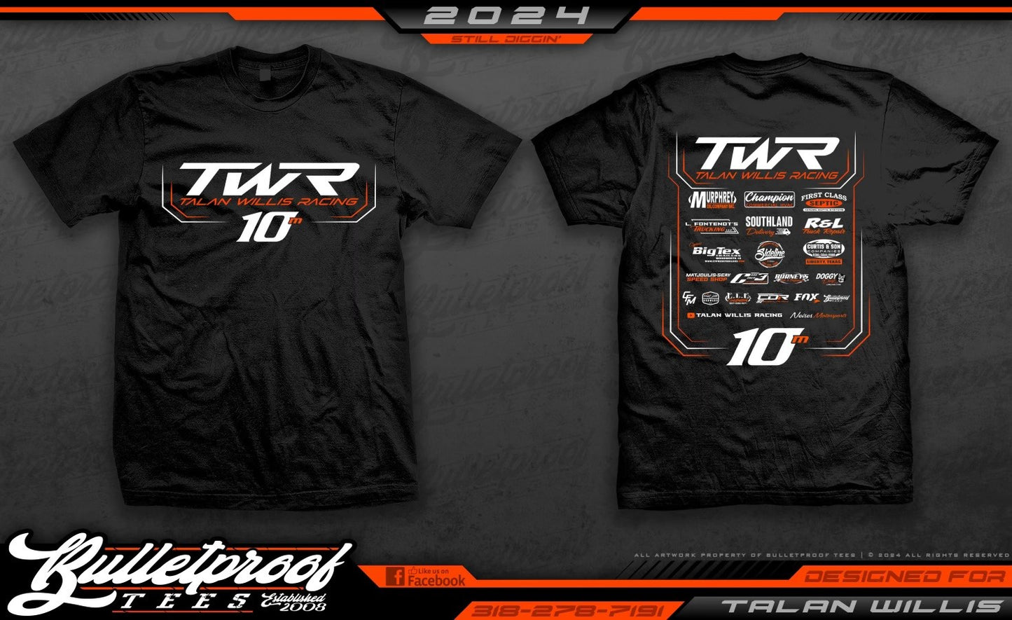 2024 TWR Crew Shirt (Black)