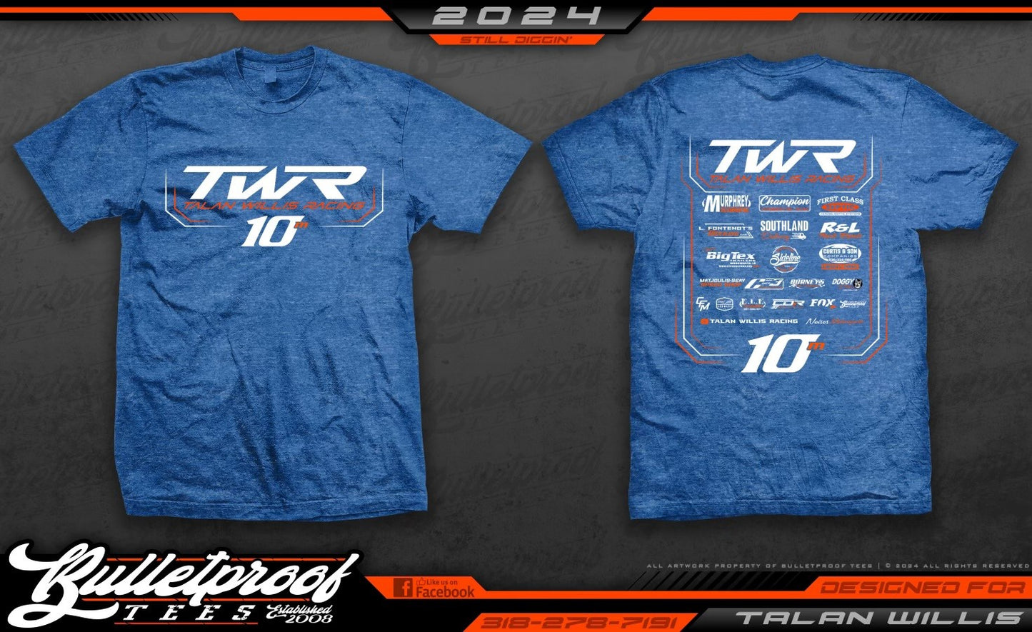 2024 TWR Crew Shirt (Blue)